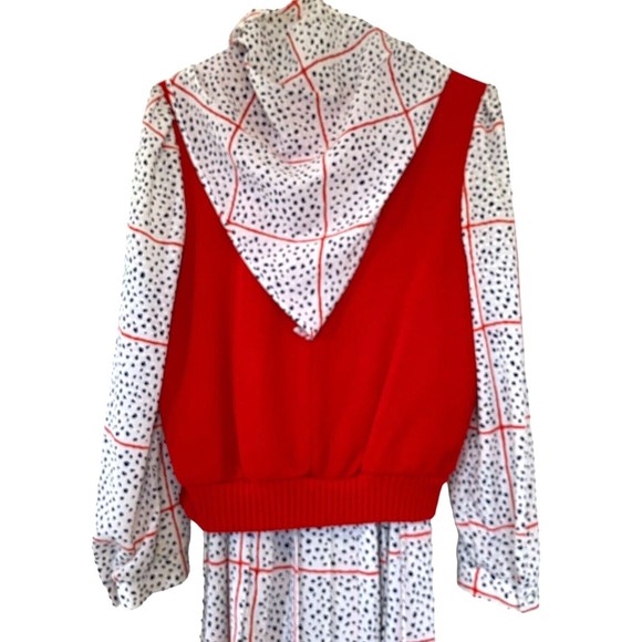 Vintage Alison J. USA 3-Pc Skirt Set Womens 14 Y2K 80s Secretary/Geek - Picture 8 of 12